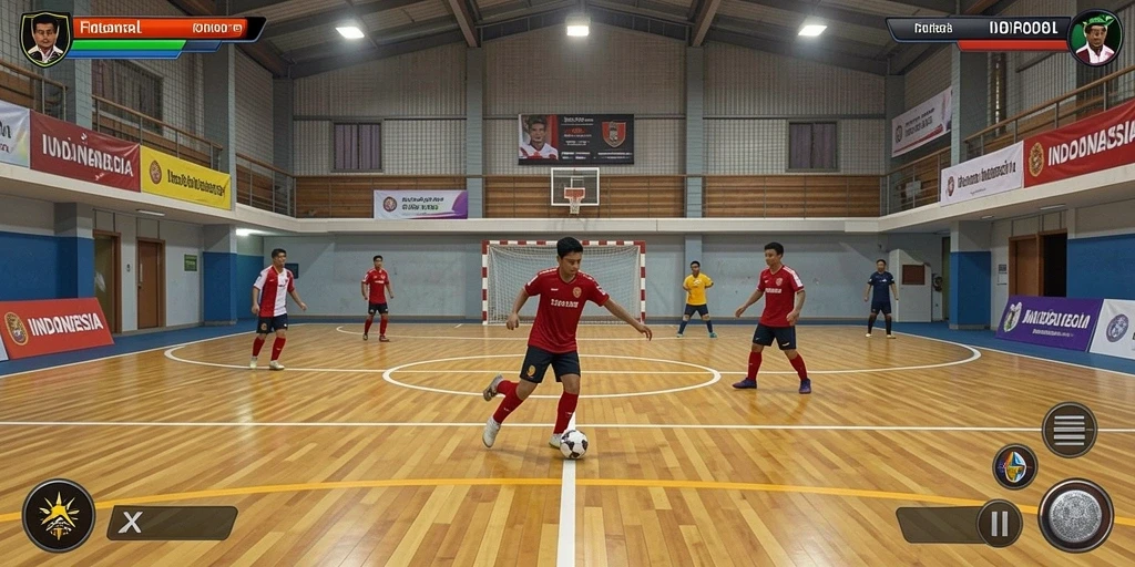 Momen seru saat berkompetisi dengan teman-teman.