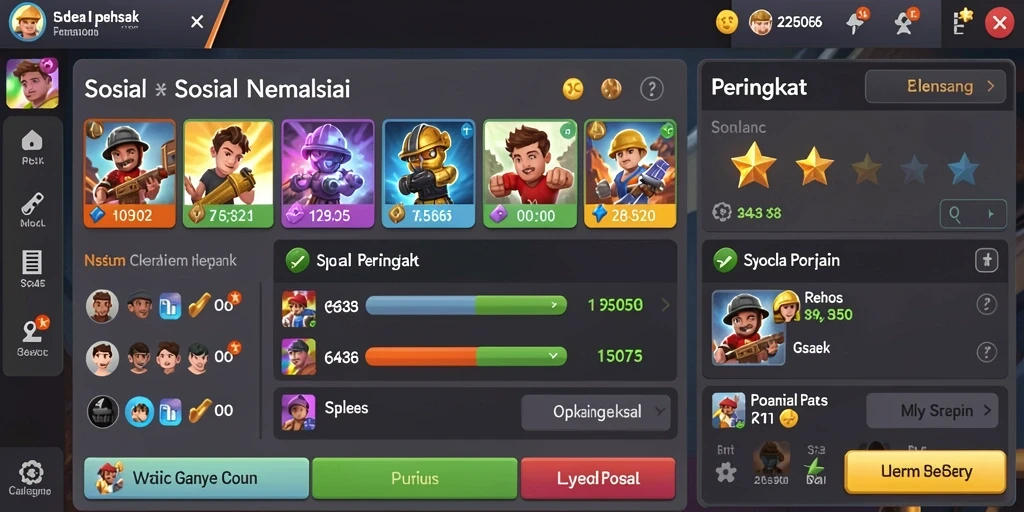 Tangkapan layar menunjukkan mode multiplayer yang seru.
