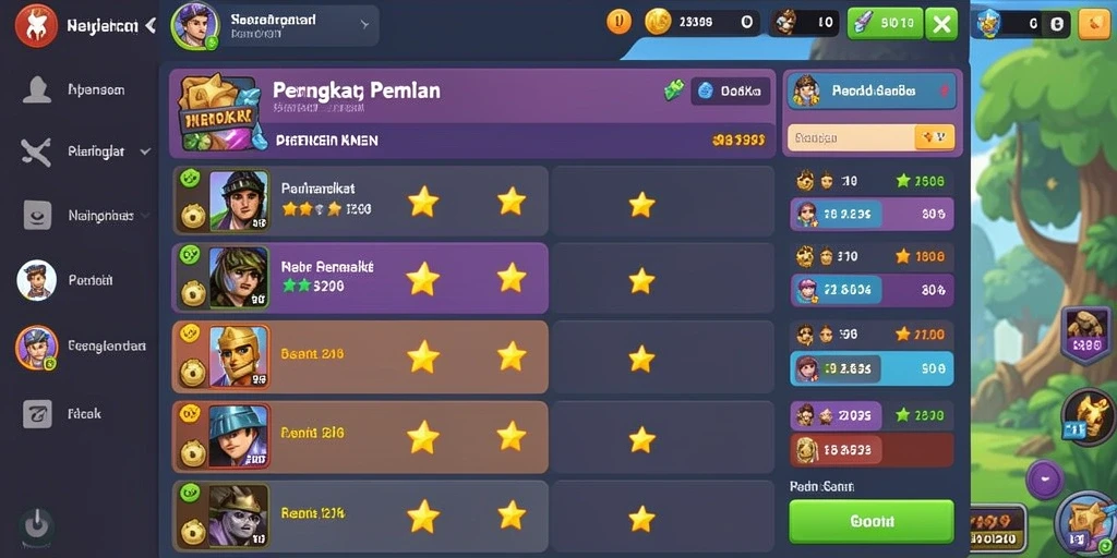 Berbagai mode permainan yang seru untuk dijelajahi.